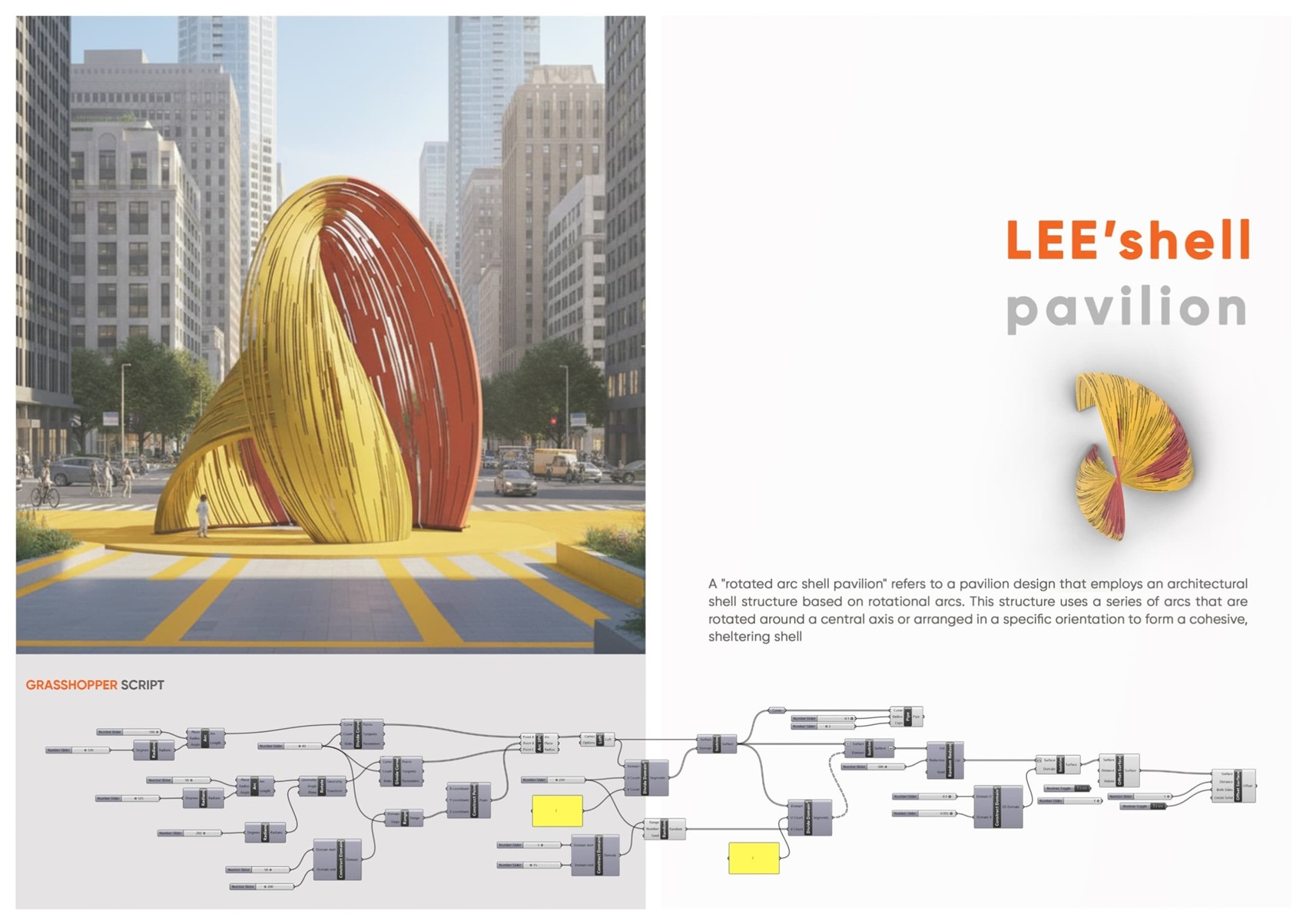 Grasshopper Script for LEE'shell Pavilion